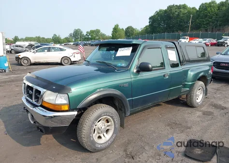 2000 Ford Ranger Xlt from USA, damaged, VIN 1FTZR15X7YTA93621